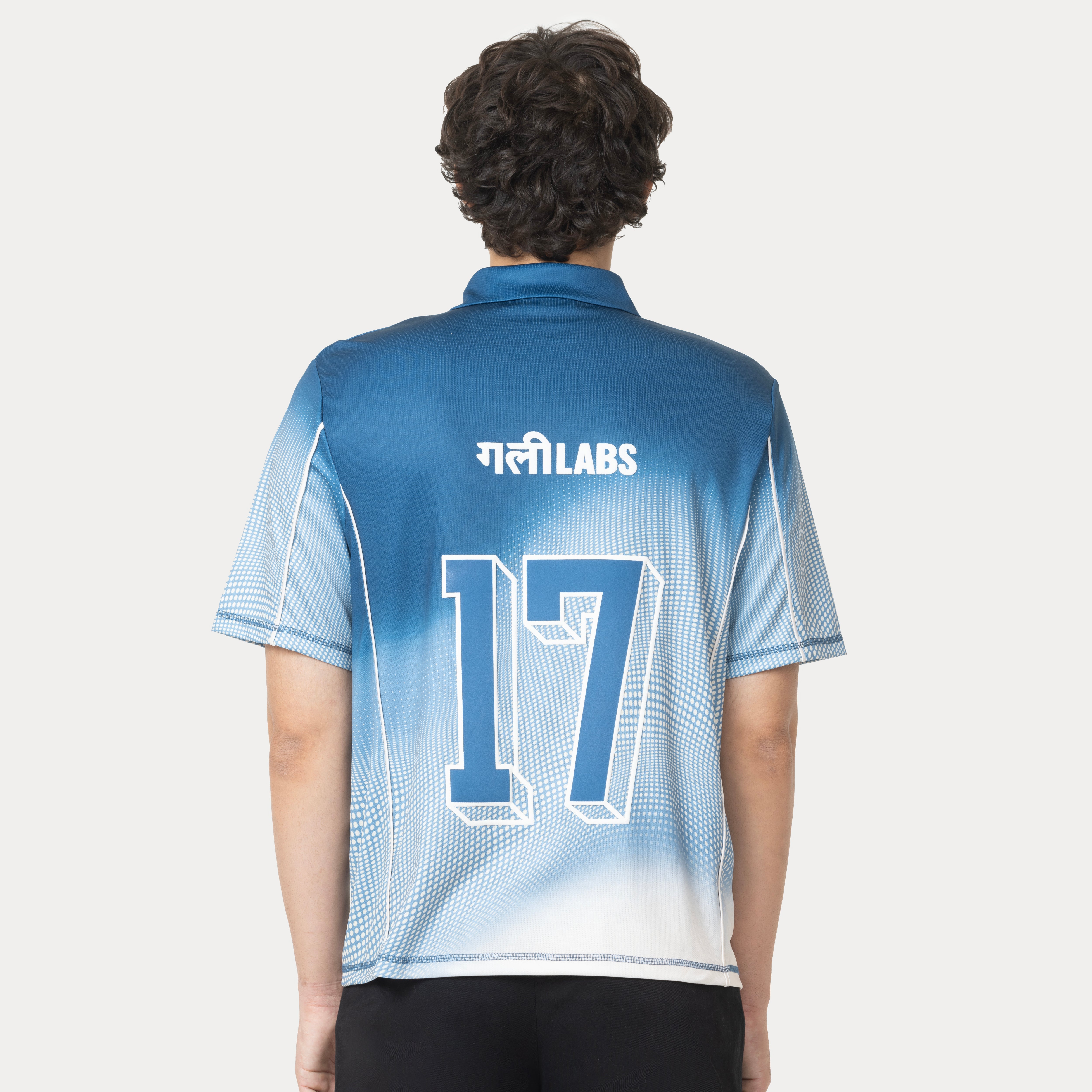 Gully 17 Jersey - Udaan Blue (Polo Neck)