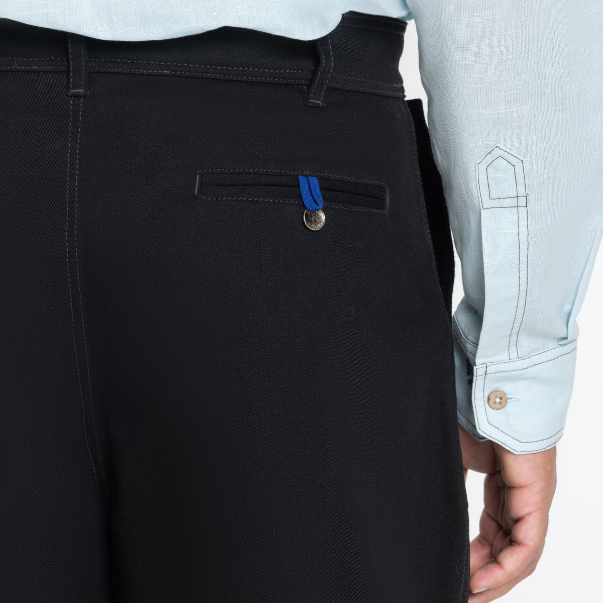 Kara - Pintuck Pant - Black For Men