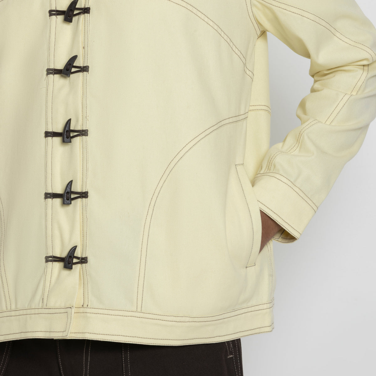 Kara - Toggle Shacket - Butter Yellow (Unisex)