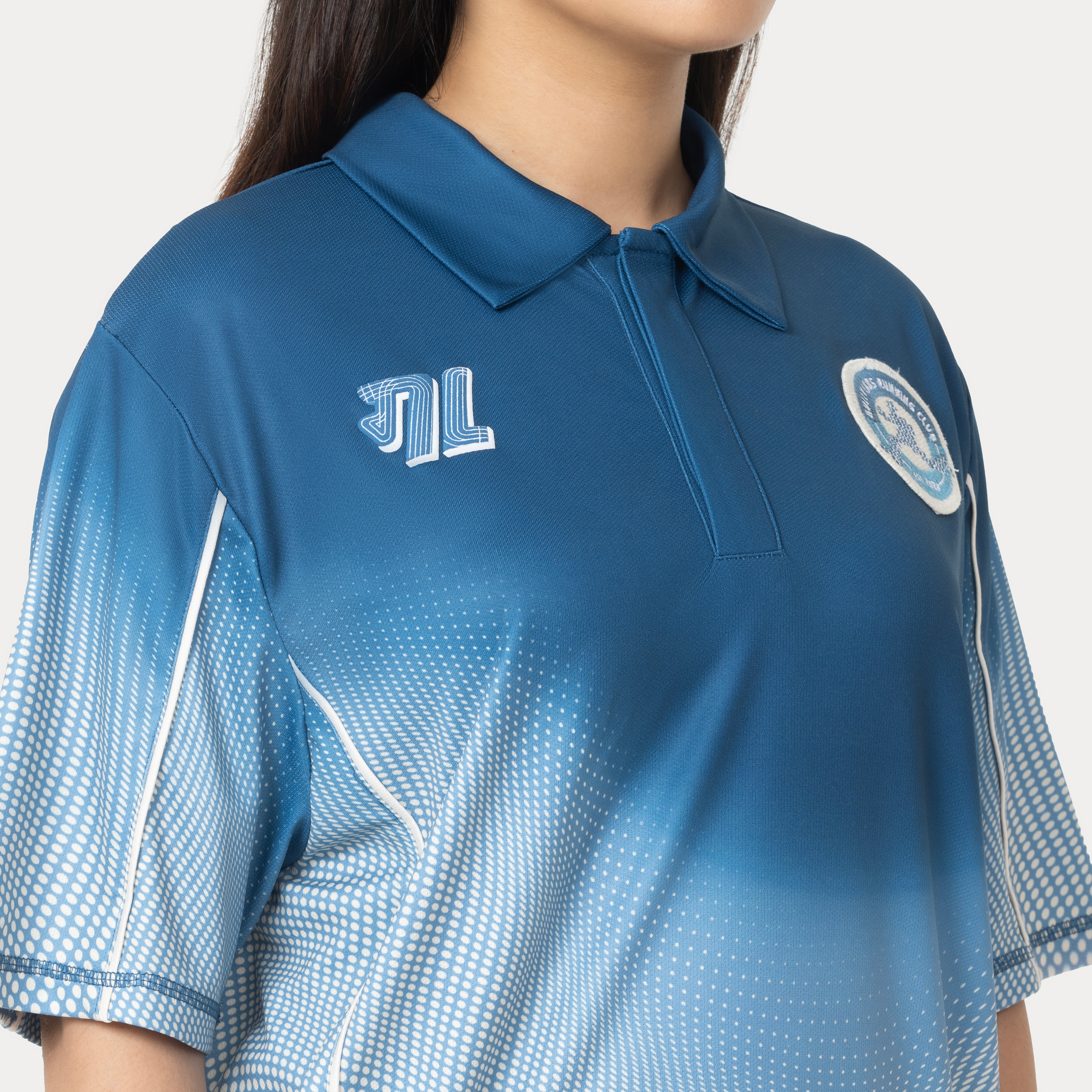 Gully 17 Jersey - Udaan Blue (Polo Neck)