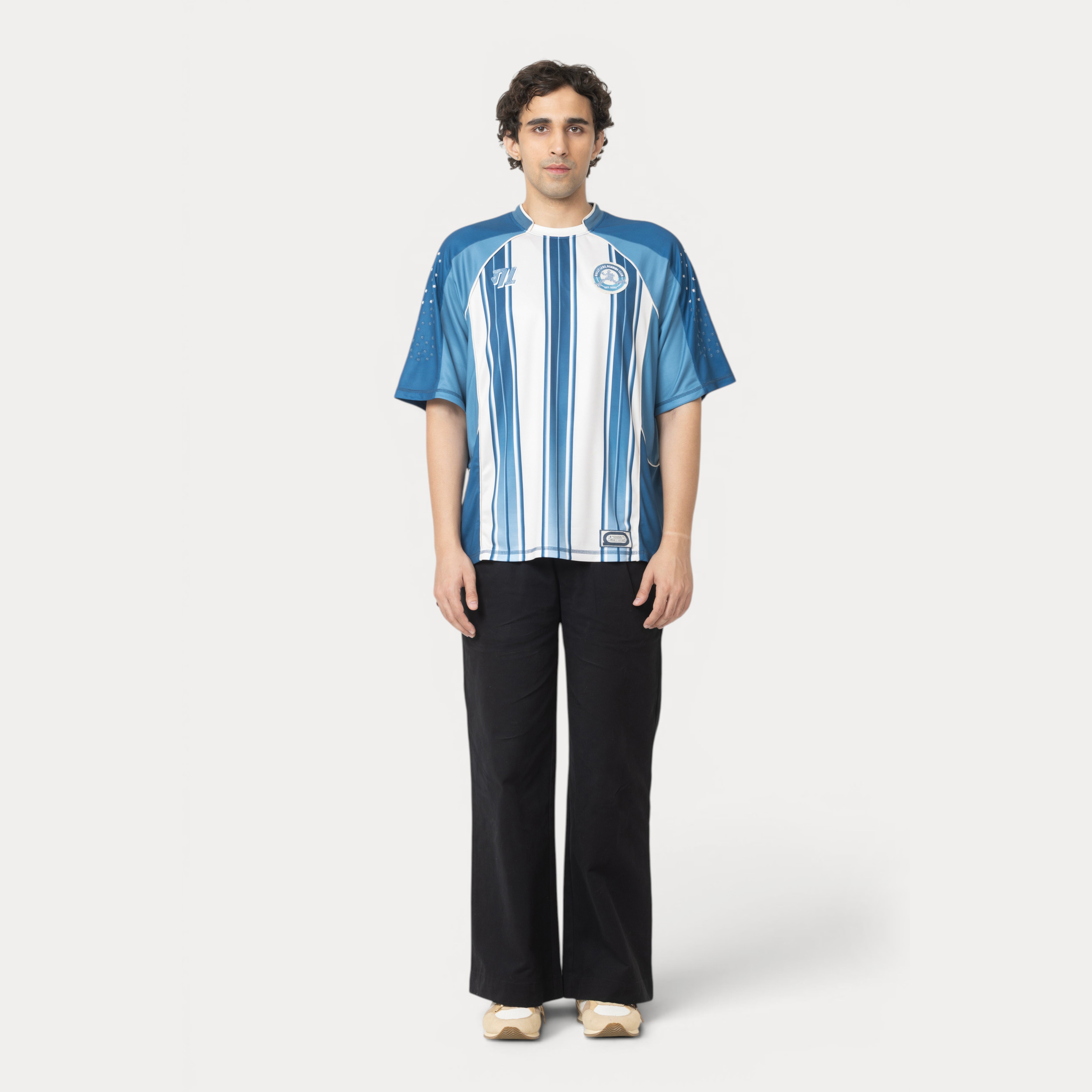 Gully 17 Jersey - Udaan Blue (Crew Neck)