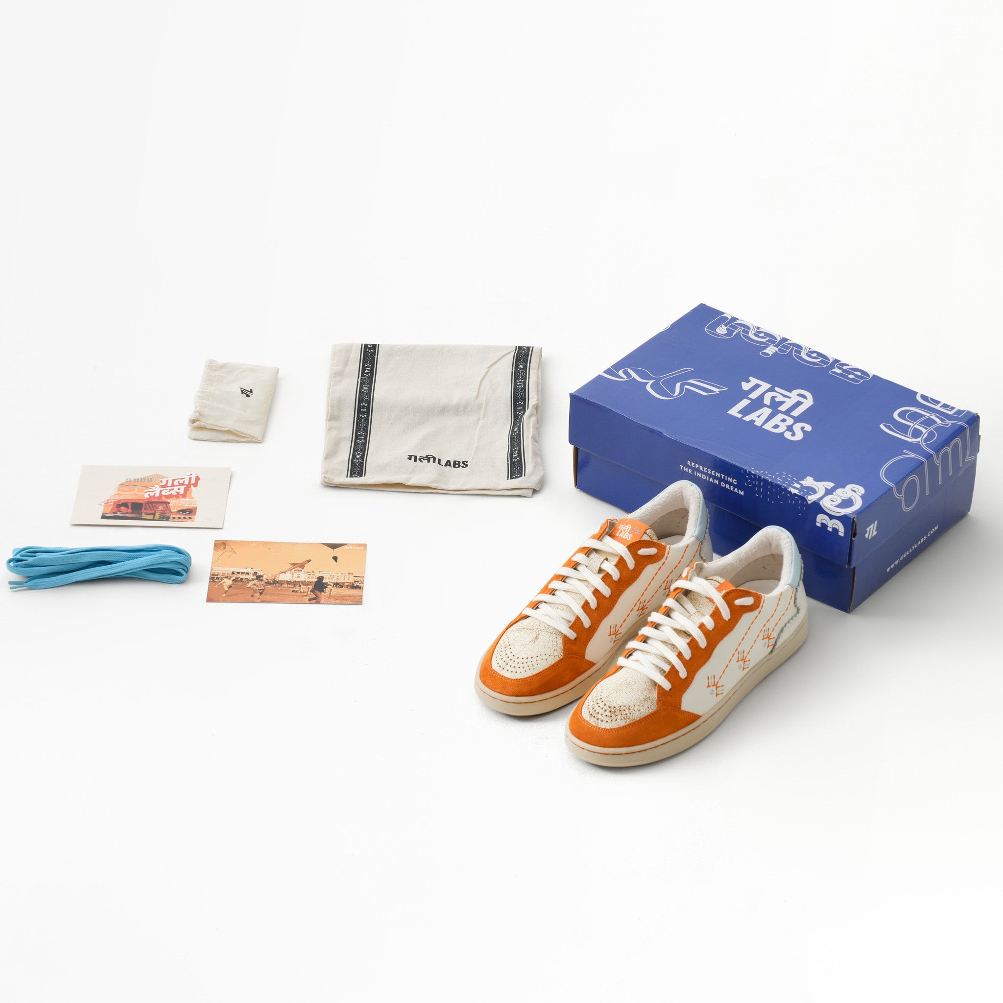GullyLabs SAAJ ORANGE - Limited Edition Diwali Sneaker | Only 200