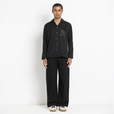 Kara - Workwear Shirt - Black (Unisex)