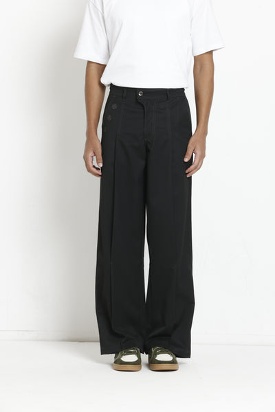 Kara - Pleat Trouser - Black For Men