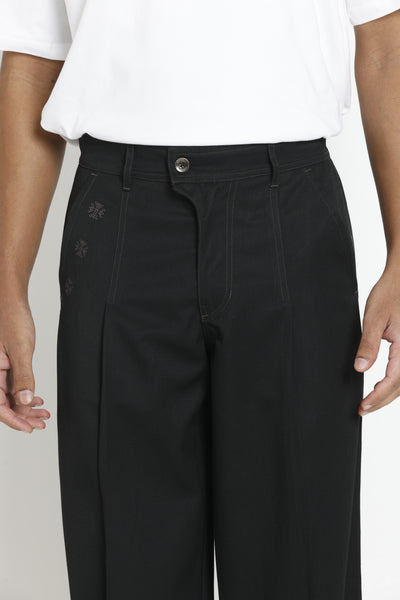 Kara - Pleat Trouser - Black For Men