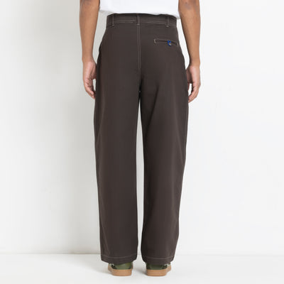 Kara - Pintuck Pant - Dark Brown For Men