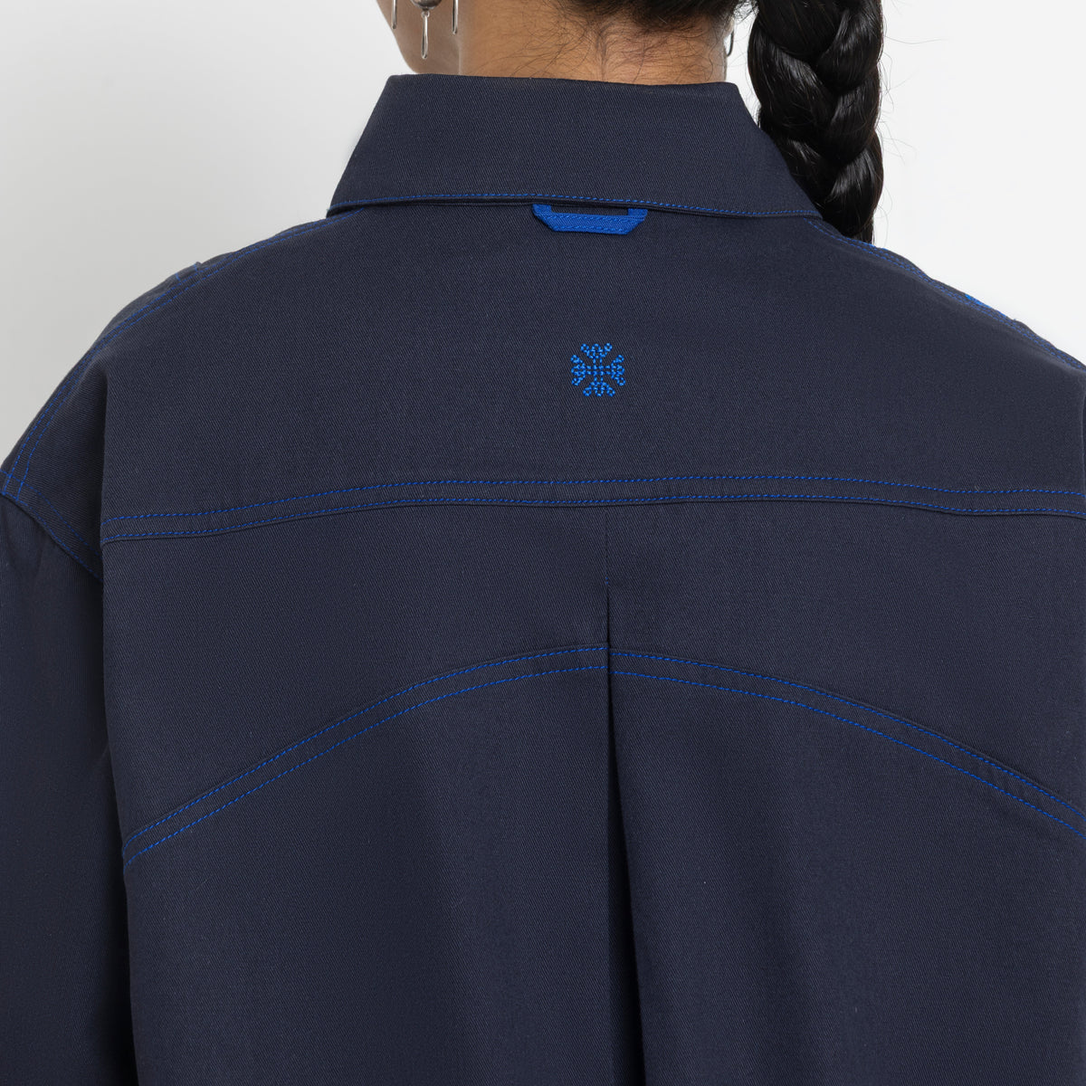 Kara - Toggle Shacket - Navy (Unisex)