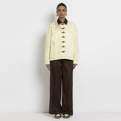 Kara - Toggle Shacket - Butter Yellow (Unisex)
