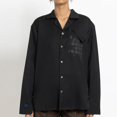 Kara - Workwear Shirt - Black (Unisex)