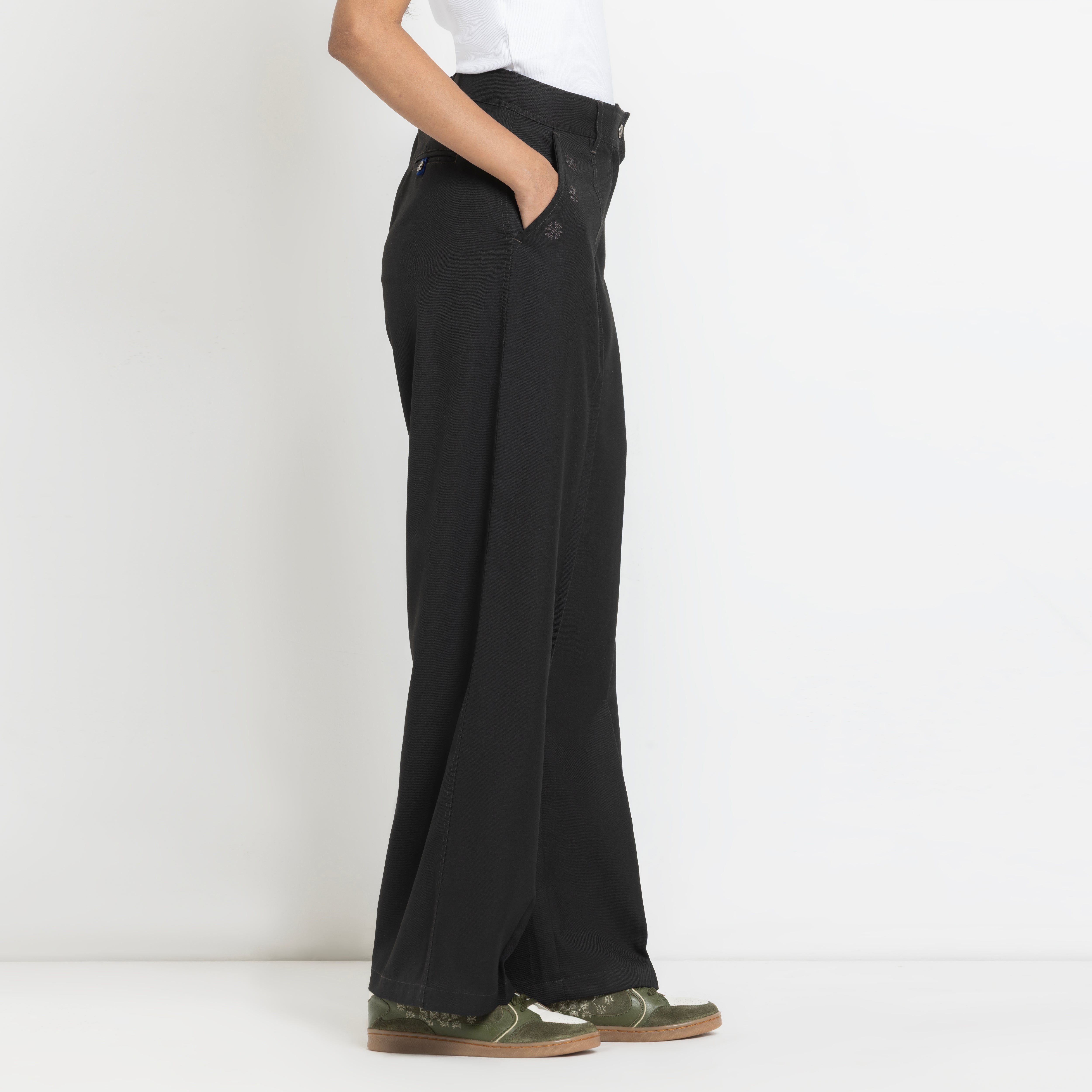 Kara - Pleat Trouser - Black For Women