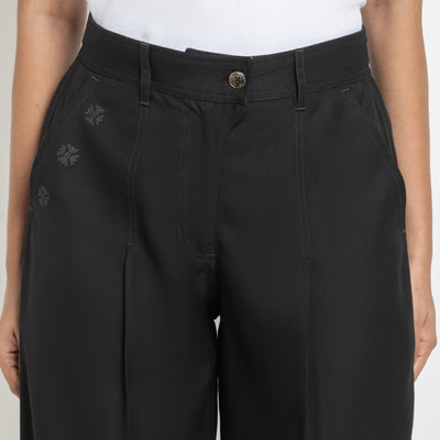 Kara - Pleat Trouser - Black For Women