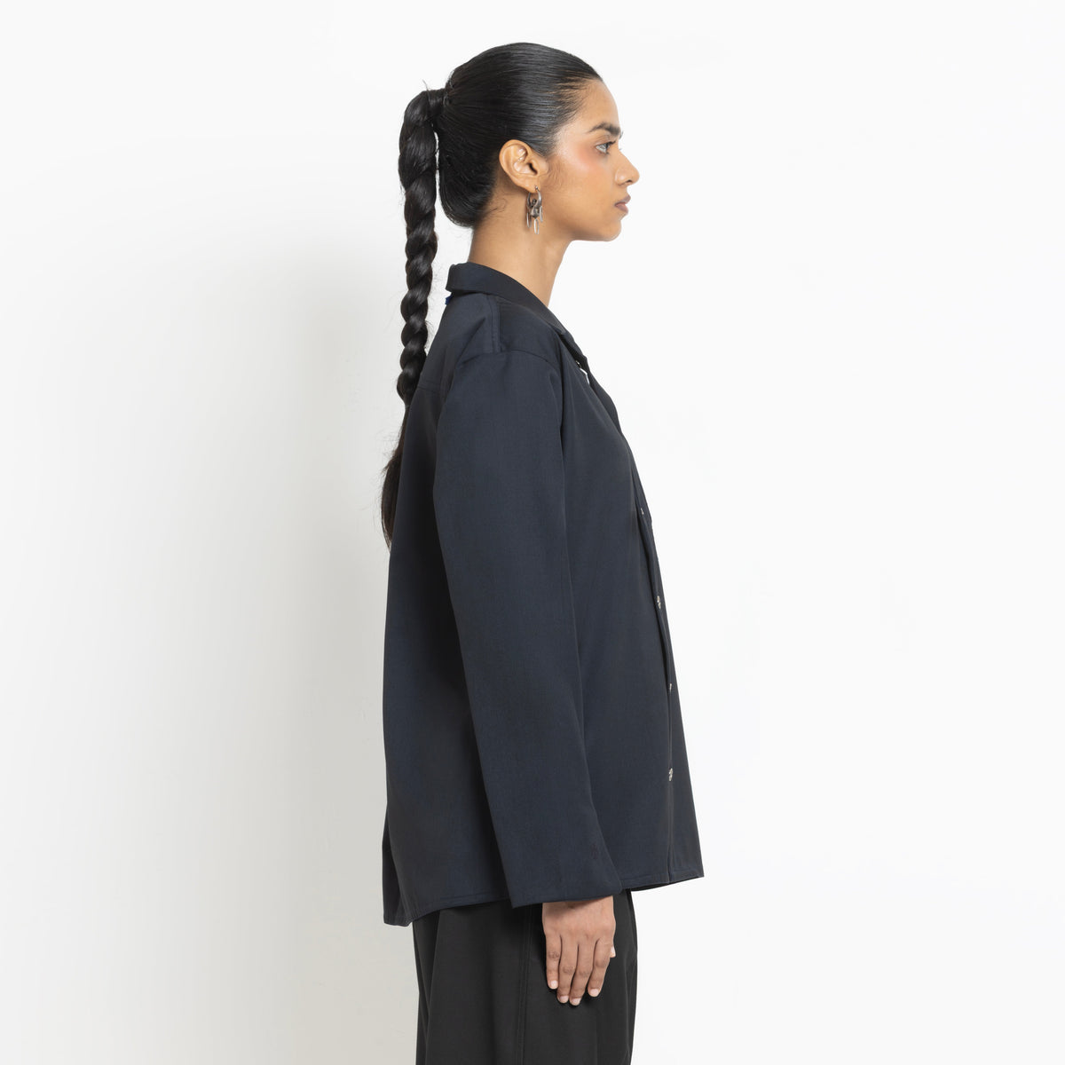 Kara - Workwear Shirt - Navy (Unisex)